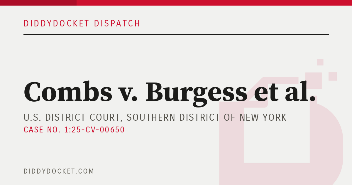 Combs v. Burgess: Sher Tremonte Moves to Withdraw as Combs’s Counsel